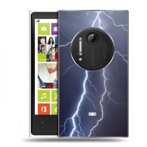 Дизайнерский пластиковый чехол для Nokia Lumia 1020 Молния