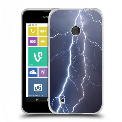 Дизайнерский пластиковый чехол для Nokia Lumia 530 Молния