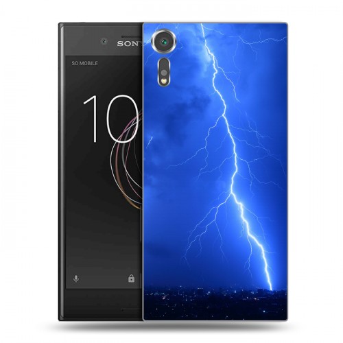 Дизайнерский пластиковый чехол для Sony Xperia XZs Молния