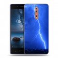 Дизайнерский пластиковый чехол для Nokia 8 Молния