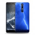 Дизайнерский пластиковый чехол для Nokia 5.1 Молния