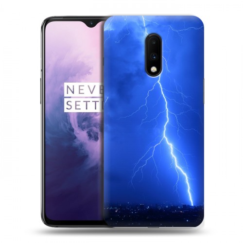 Дизайнерский пластиковый чехол для OnePlus 7 Молния