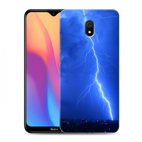 Дизайнерский силиконовый с усиленными углами чехол для Xiaomi RedMi 8A Молния