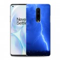 Дизайнерский пластиковый чехол для OnePlus 8 Молния