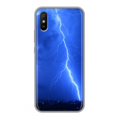 Дизайнерский силиконовый чехол для Xiaomi RedMi 9A Молния