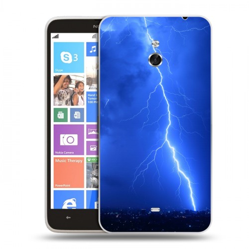 Дизайнерский пластиковый чехол для Nokia Lumia 1320 Молния