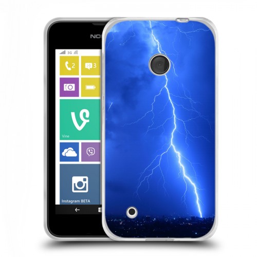 Дизайнерский пластиковый чехол для Nokia Lumia 530 Молния