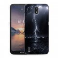 Дизайнерский силиконовый чехол для Nokia 1.3 Молния