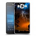 Дизайнерский пластиковый чехол для Microsoft Lumia 950 Молния