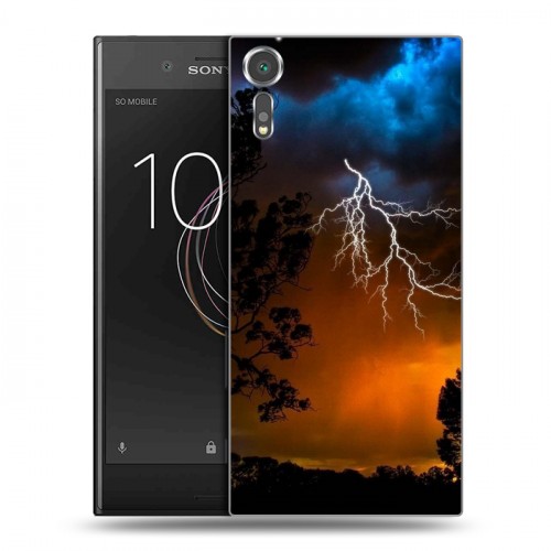 Дизайнерский пластиковый чехол для Sony Xperia XZs Молния