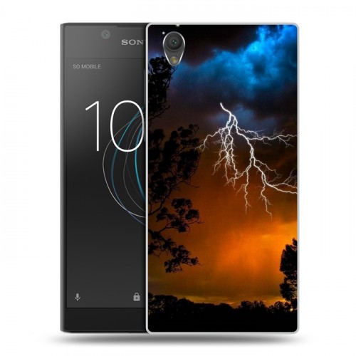 Дизайнерский пластиковый чехол для Sony Xperia L1 Молния