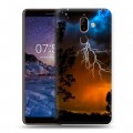 Дизайнерский пластиковый чехол для Nokia 7 Plus Молния