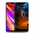 Дизайнерский пластиковый чехол для LG G8 ThinQ Молния