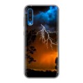 Дизайнерский силиконовый чехол для Samsung Galaxy A50 Молния