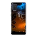 Дизайнерский силиконовый чехол для Samsung Galaxy A71 Молния