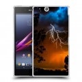 Дизайнерский пластиковый чехол для Sony Xperia Z Ultra  Молния