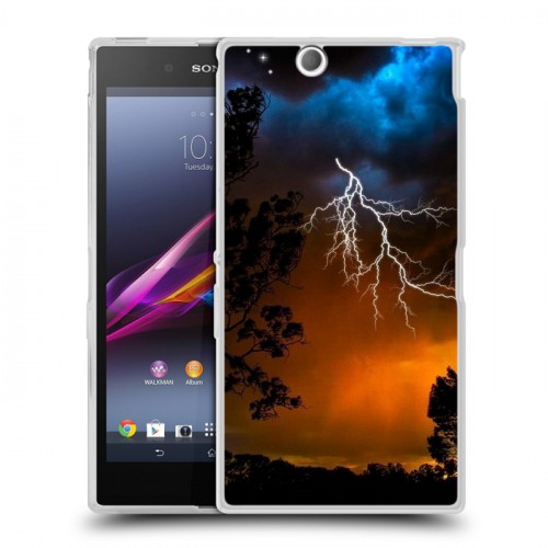 Дизайнерский пластиковый чехол для Sony Xperia Z Ultra  Молния