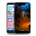 Дизайнерский пластиковый чехол для Nokia Lumia 1320 Молния