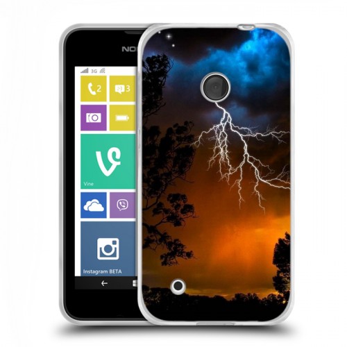 Дизайнерский пластиковый чехол для Nokia Lumia 530 Молния