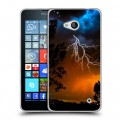 Дизайнерский пластиковый чехол для Microsoft Lumia 640 Молния