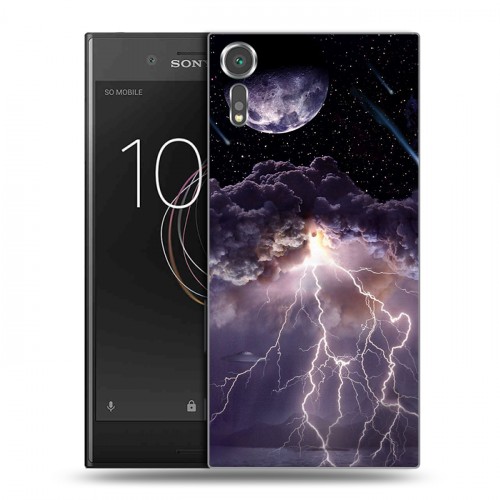 Дизайнерский пластиковый чехол для Sony Xperia XZs Молния