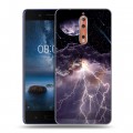 Дизайнерский пластиковый чехол для Nokia 8 Молния