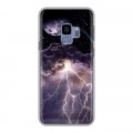 Дизайнерский пластиковый чехол для Samsung Galaxy S9 Молния