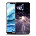 Дизайнерский силиконовый чехол для Nokia 5.1 Plus Молния