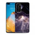 Дизайнерский пластиковый чехол для Huawei P40 Молния