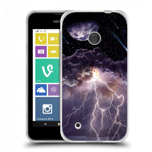 Дизайнерский пластиковый чехол для Nokia Lumia 530 Молния