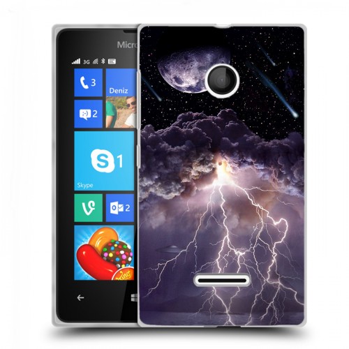 Дизайнерский пластиковый чехол для Microsoft Lumia 435 Молния