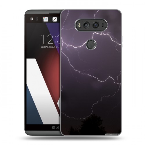 Дизайнерский пластиковый чехол для LG V20 Молния