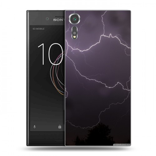 Дизайнерский пластиковый чехол для Sony Xperia XZs Молния