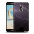 Дизайнерский силиконовый чехол для Alcatel A7 Молния