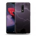 Дизайнерский пластиковый чехол для OnePlus 6 Молния