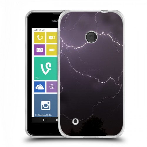 Дизайнерский пластиковый чехол для Nokia Lumia 530 Молния