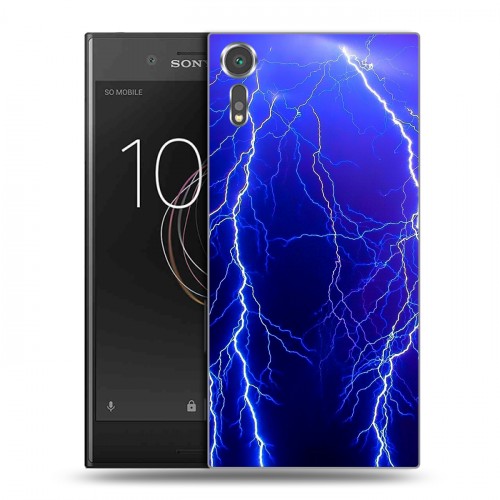 Дизайнерский пластиковый чехол для Sony Xperia XZs Молния