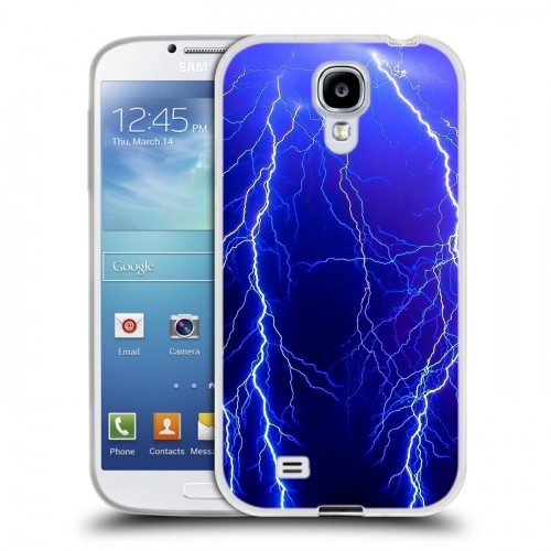 Дизайнерский пластиковый чехол для Samsung Galaxy S4 Молния