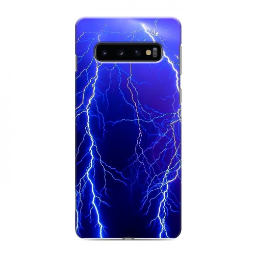 Дизайнерский силиконовый чехол для Samsung Galaxy S10 Молния