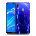 Дизайнерский пластиковый чехол для Huawei Y6 (2019) Молния