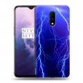 Дизайнерский пластиковый чехол для OnePlus 7 Молния