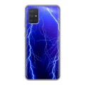 Дизайнерский силиконовый чехол для Samsung Galaxy A71 Молния