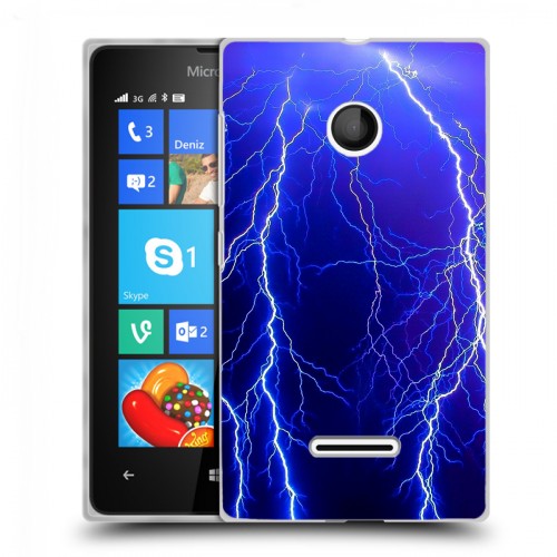 Дизайнерский пластиковый чехол для Microsoft Lumia 435 Молния