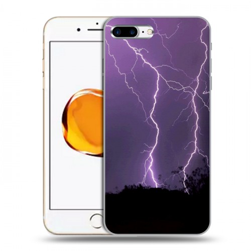 Дизайнерский силиконовый чехол для Iphone 7 Plus / 8 Plus Молния