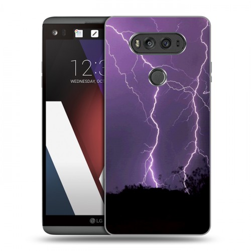 Дизайнерский пластиковый чехол для LG V20 Молния