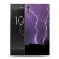 Дизайнерский пластиковый чехол для Sony Xperia XZs Молния