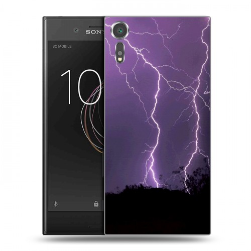 Дизайнерский пластиковый чехол для Sony Xperia XZs Молния