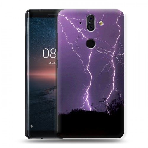 Дизайнерский пластиковый чехол для Nokia 8 Sirocco Молния