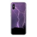 Дизайнерский силиконовый с усиленными углами чехол для Xiaomi RedMi 9A Молния