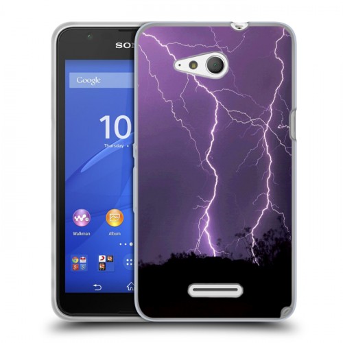 Дизайнерский пластиковый чехол для Sony Xperia E4g Молния